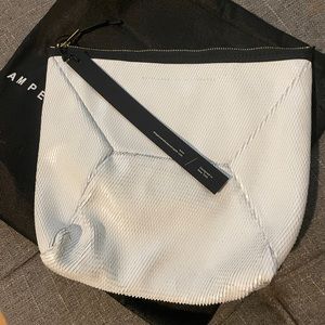 NWT white Ampersand as apostrophe x-pouch